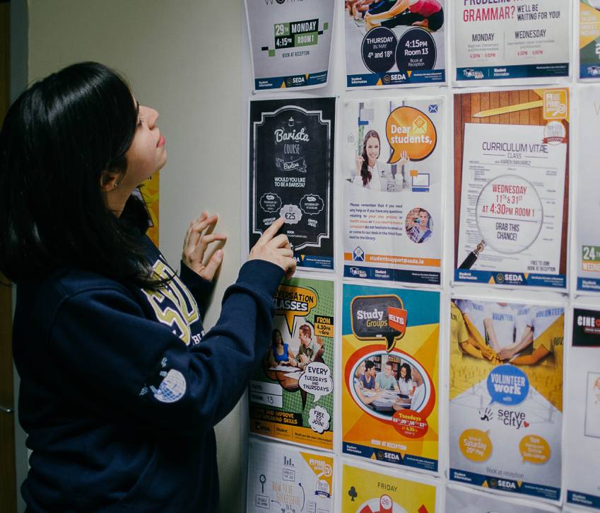 Atividades e Job's Club na SEDA College
